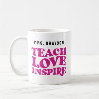 Mug Appréciation personnalisée "Enseigner l'amour Insp