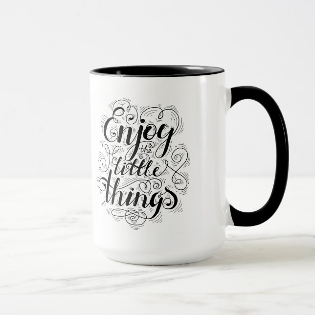 Mug Appréciez les petites choses 1 (Droite)