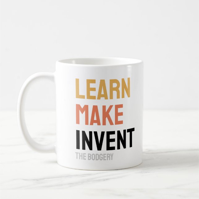 Mug Apprendre à créer un bouillon d'invention (Gauche)