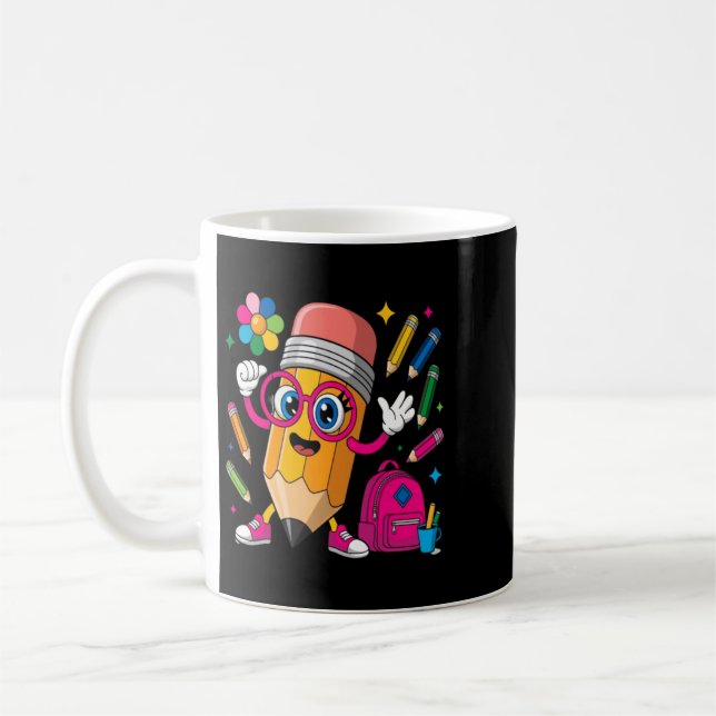 Mug Apprendre à créer un personnage au crayon (Gauche)
