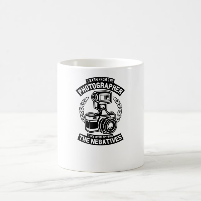 Mug Apprendre du photographe (Centre)