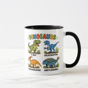 Mug Apprentissage des espèces de dinosaures pour les e