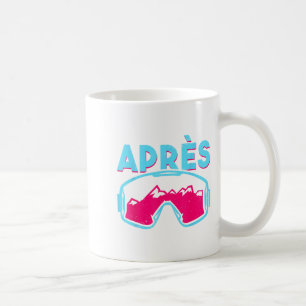 Mug Après, Lunettes de Ski Rétro Vintage 80s 90s Ski O