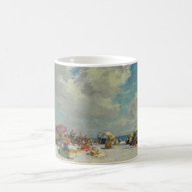 Mug Après-midi d'été sur la plage (par E.H. Potthast) (Centre)
