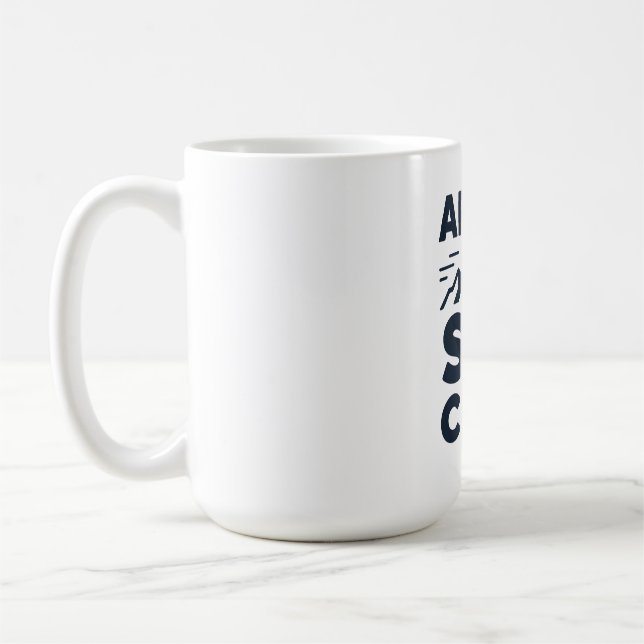 Mug Apres Ski Club Mountain Logo - Custom Mens Winter  (Gauche)