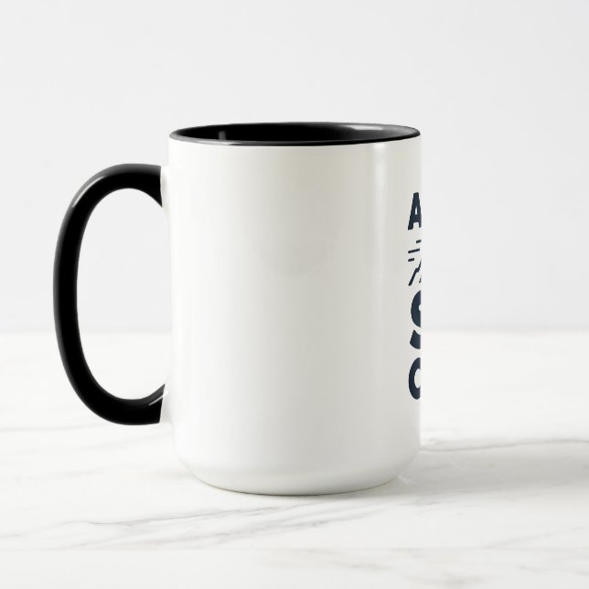 Mug Apres Ski Club Mountain Logo - Custom Mens Winter  (Gauche)