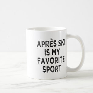 Mug Après-ski est ma tenue de maillot de sport préféré
