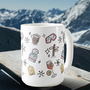 Mug Apres Ski Hiver Sports Vacances