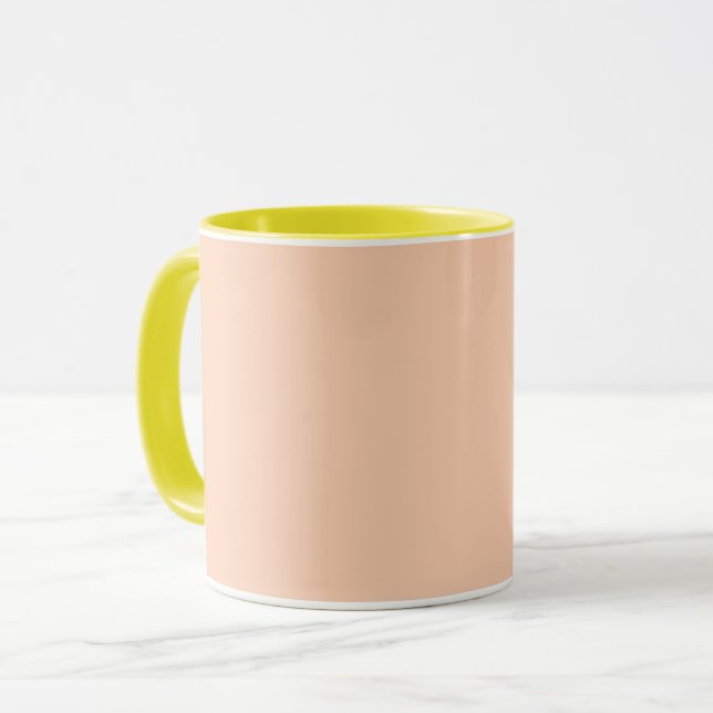 Mug  Apricot (solid color) 	 (Devant gauche)