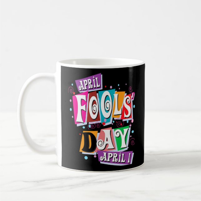 Mug April Fools Day Pranks Kit 1er avril Plaisanteries (Gauche)