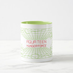 Mug Aqua Ado Hunger Force Mooninites Logo du jeu