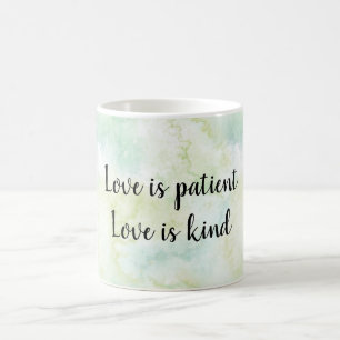 Mug Aqua Bliss Feuille Aquarelle Amour est
