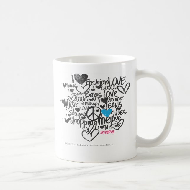 Mug Aqua de graffiti (Droite)