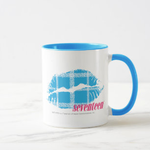 Mug Aqua de plaid