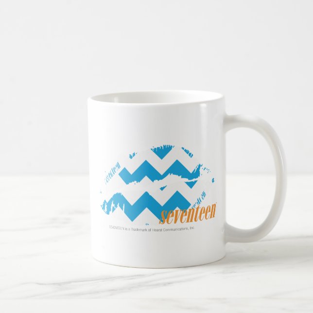 Mug Aqua de zigzag (Droite)