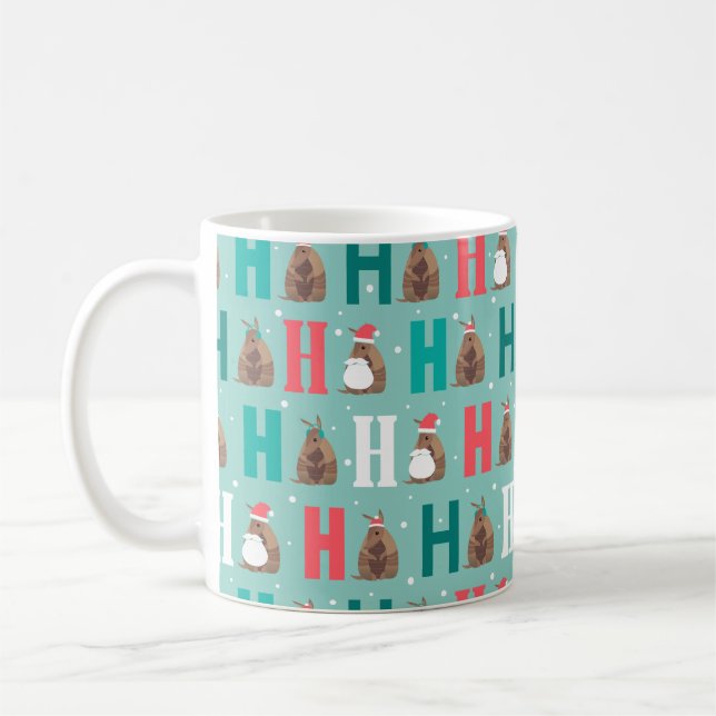 Mug Aqua Ho Ho Ho Armadillo (Gauche)