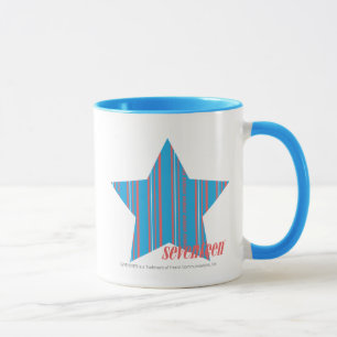 Mug Aqua mince 2 de rayures