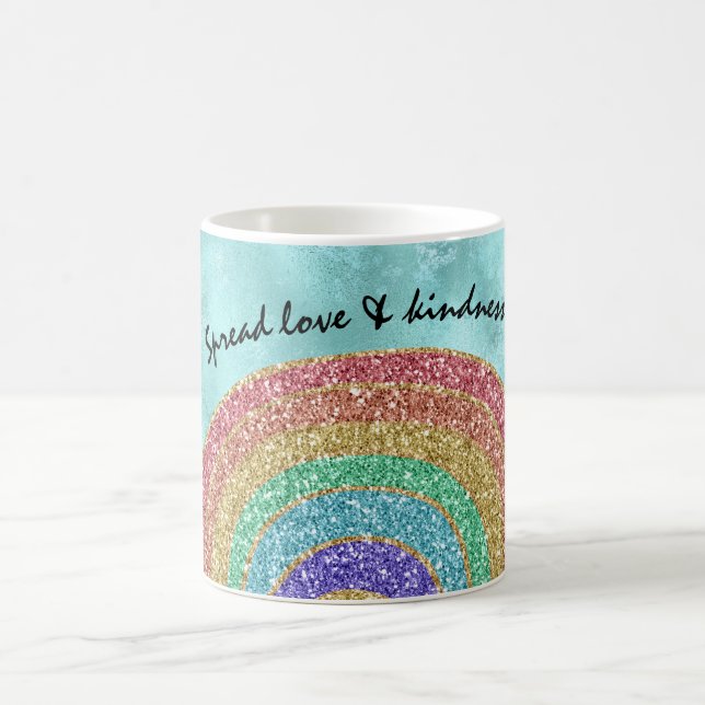 Mug Aqua Parties scintillant Sparkle Gold Rainbow      (Centre)