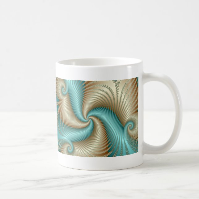 Mug Aqua Satin - Fractal (Droite)