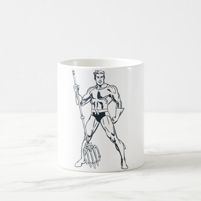 Mug Aquaman avec Pitchfork BW (Centre)