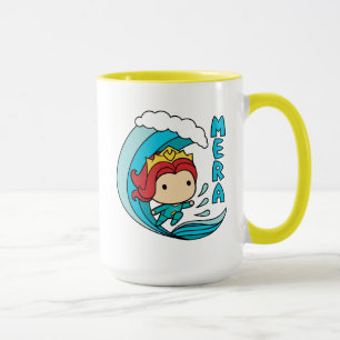 Mug Aquaman Chibi Mera Riding Vague Graphique