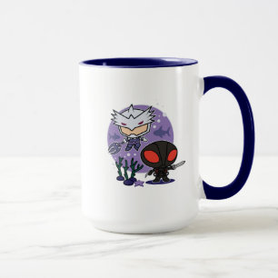 Mug Aquaman   Chibi Orm & Black Manta Graphisme sous-m