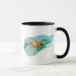 Mug Aquaman saute à gauche