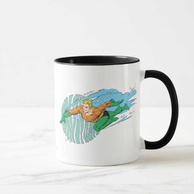 Mug Aquaman saute à gauche (Droite)