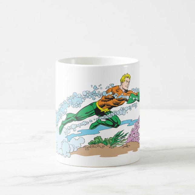Mug Aquaman saute sur Coral (Centre)