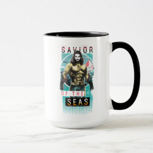 Mug Aquaman   "Sauveur Des Mers" Graphique Moderniste