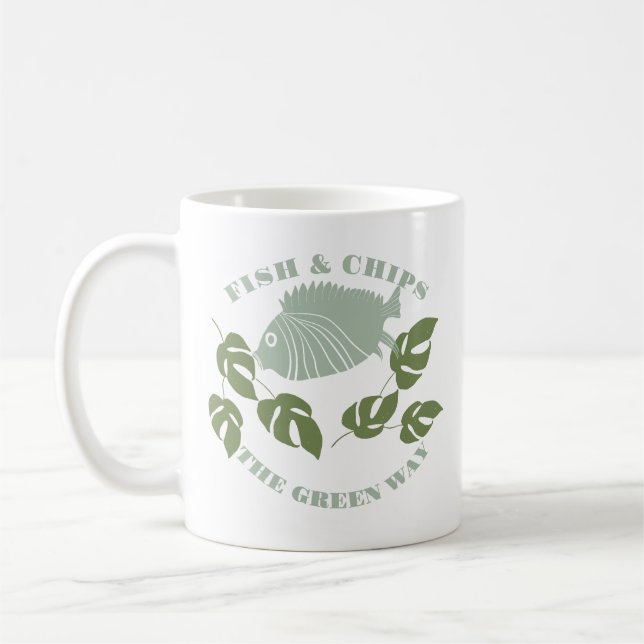 Mug Aquaponics Fish & Chips the Green Way (Gauche)