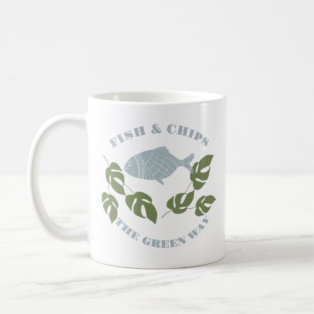 Mug Aquaponics Fish & Chips the Green Way (Gauche)