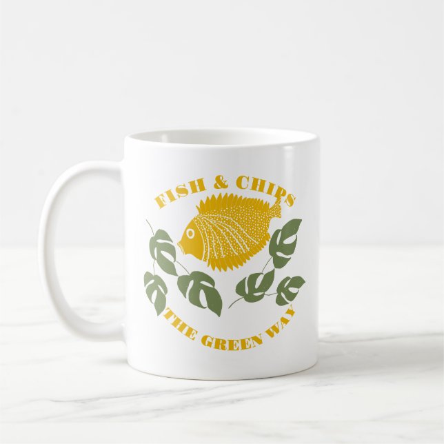 Mug Aquaponics Fish & Chips the Green Way (Gauche)