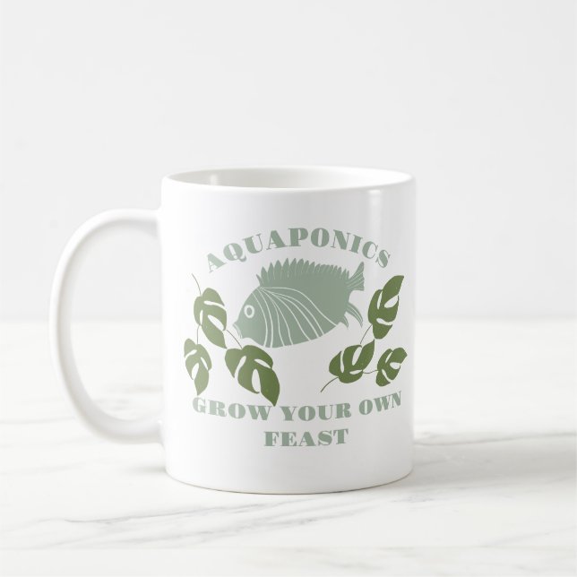 Mug Aquaponics Gagne Votre Propre Fête (Gauche)
