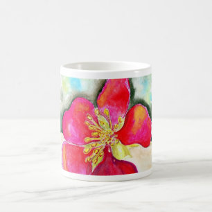 Mug Aquarelle à fleurs rose mystère
