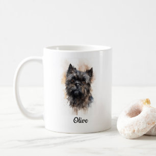 Mug Aquarelle Affenpinscher Art Customisé