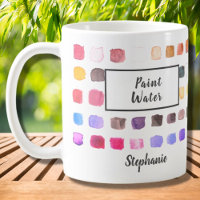 Aquarelle Artiste Nom Peinture Eau colorée