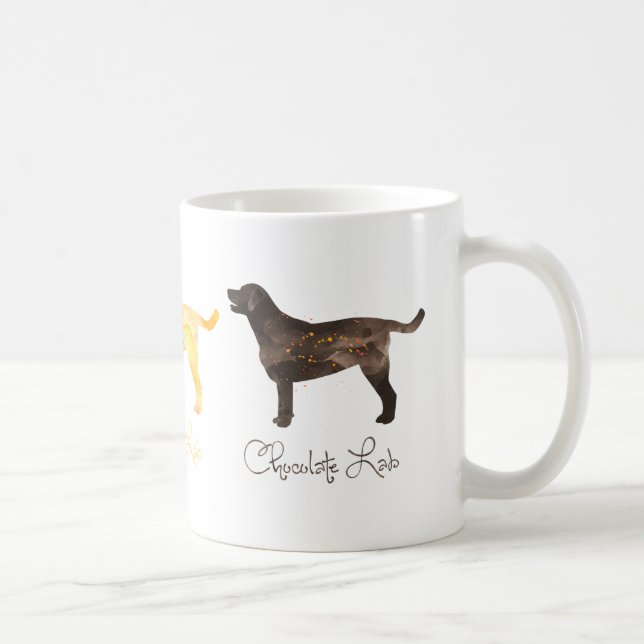Mug Aquarelle Black Lab (Droite)