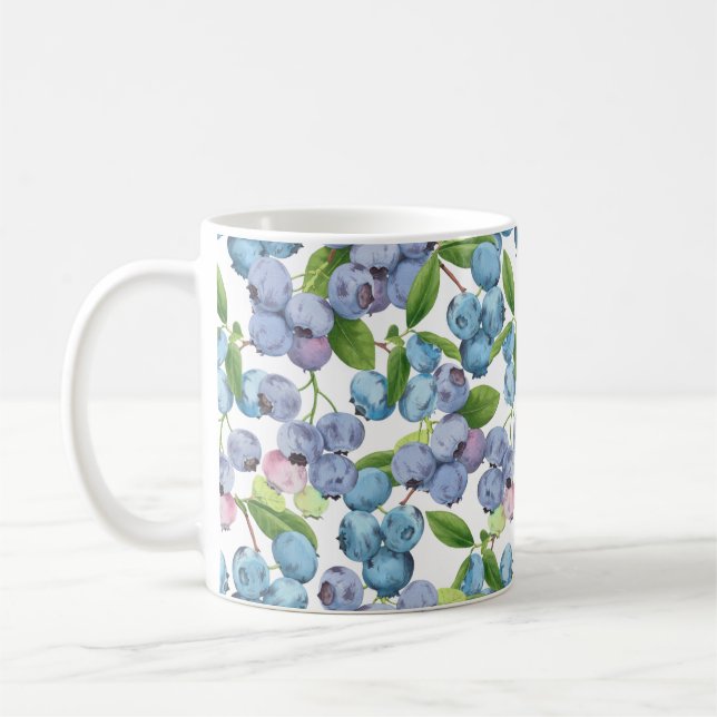 Mug Aquarelle Blueberry (Gauche)