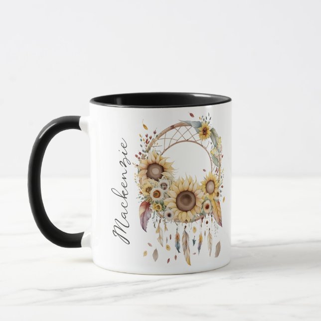 Mug Aquarelle Boho Dreamcatcher (Gauche)