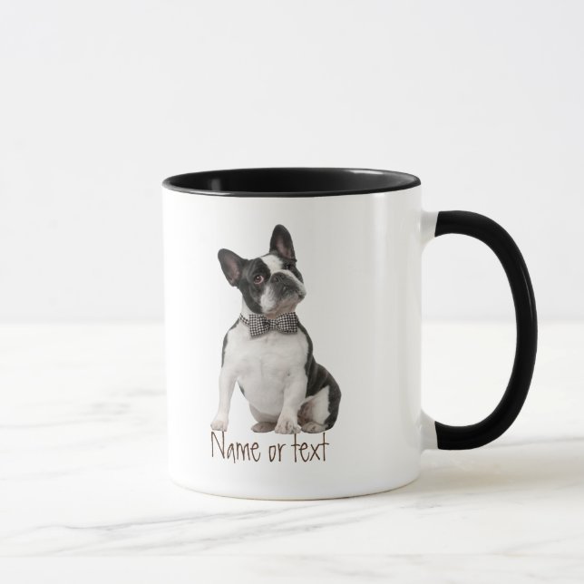 Mug Aquarelle Boston Terrier chien animal de compagnie (Droite)