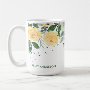 Mug Aquarelle botanique monogramme tendance