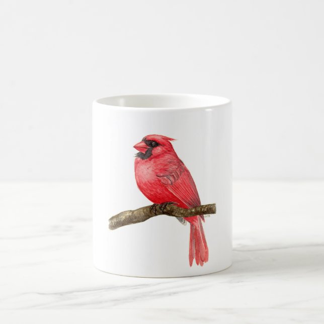 Mug Aquarelle cardinale (Centre)