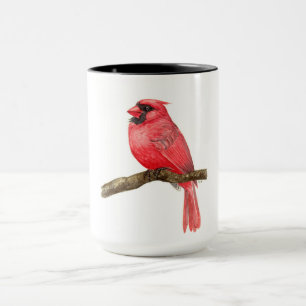 Mug Aquarelle cardinale
