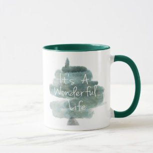 Mug Aquarelle c'est une vie merveilleuse
