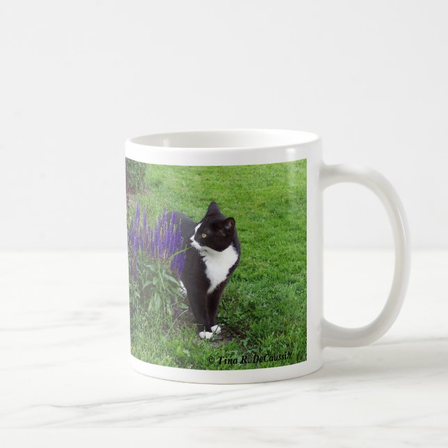 Mug Aquarelle chatte de jardin (Droite)
