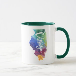 Mug Aquarelle Chicago
