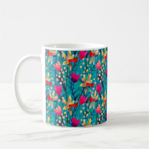 Mug Aquarelle claire et transparente motif avec belle