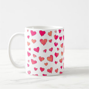 Mug Aquarelle Coeur Art Motif