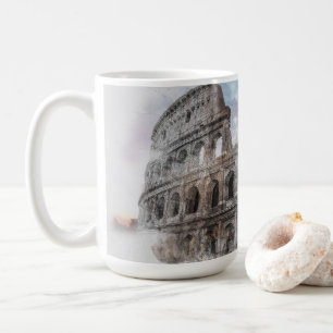 Mug Aquarelle Colisée Rome Italie